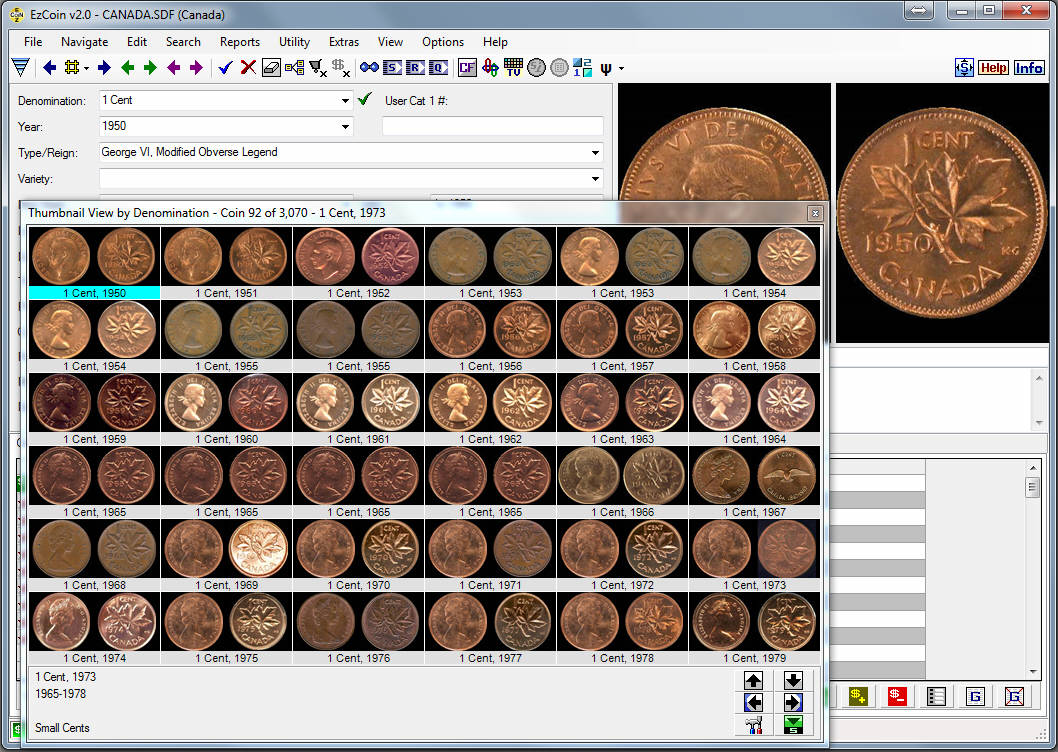 Coin Collecting Software