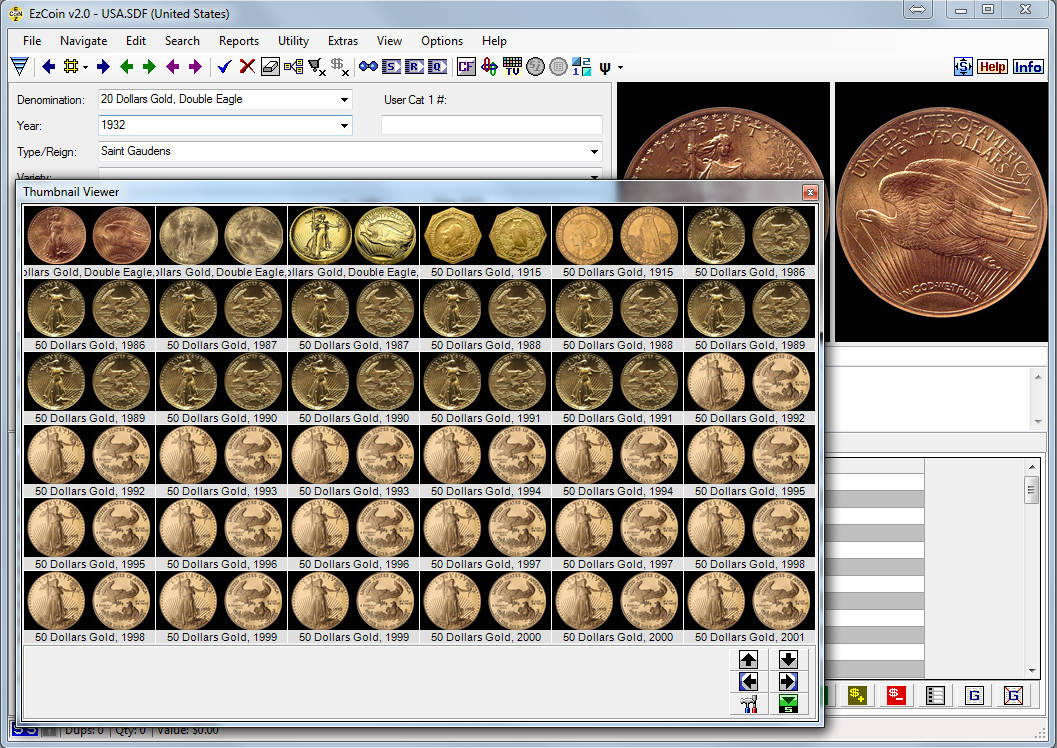 Coin Collecting Software